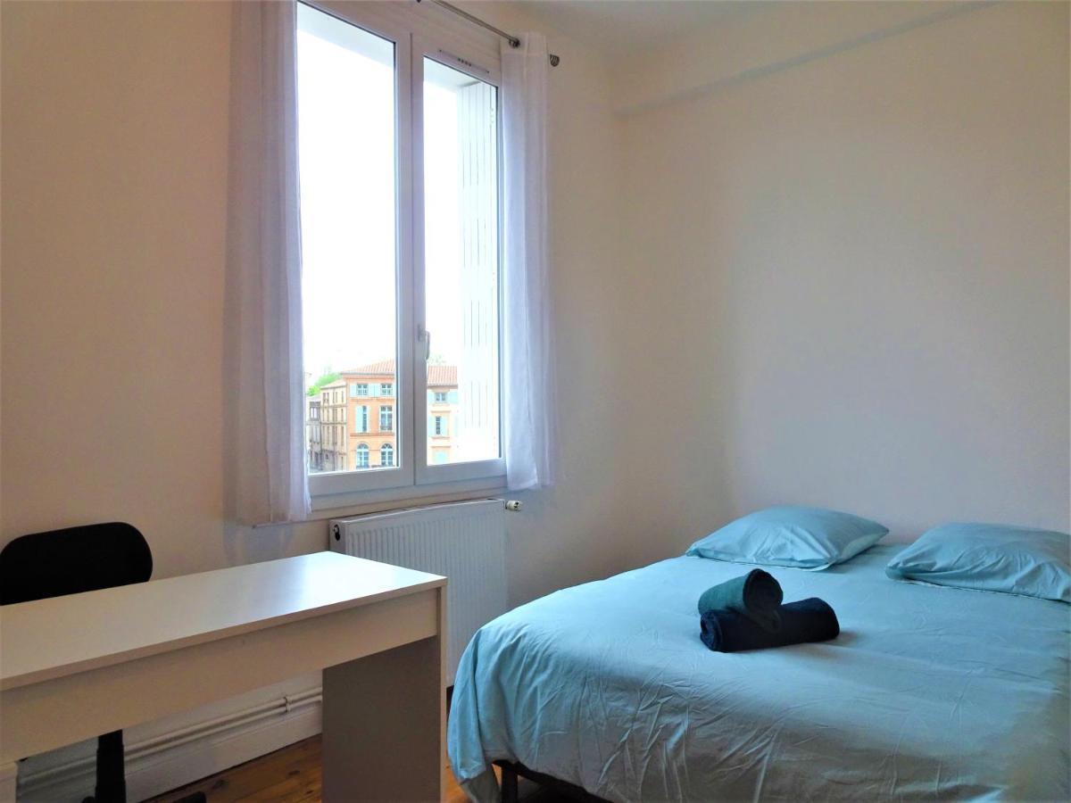 Chambre Privee Et Spacieuse Au Sein D'Un Logement Partage - Central, Quartier Villebourbon - 3 Chambres Doubles - 2 Balcons - Places De Stationnements Gratuites - 5 Min A Pied Gare Et Hypercentre Montauban Kültér fotó